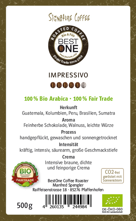 BestOne Impressivo Bio Espresso