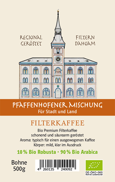 Pfaffenhofener Mischung - Bio Filterkaffee 500 g