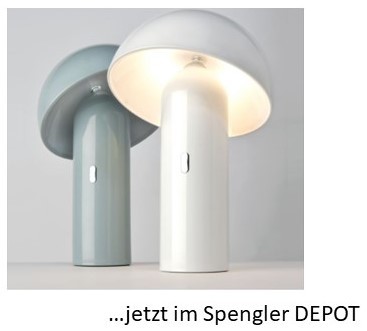 Sompex LED Tischleuchte Svamp grau im Spengler Depot